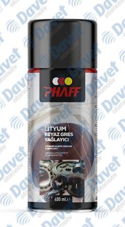 PHAFF 50007 Lityum Beyaz Gres 400ml